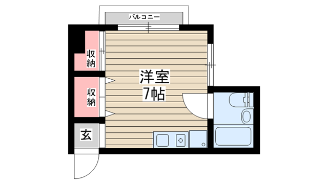メイナー新神戸|神戸市中央区生田町(神戸市営地下鉄線新神戸駅)のマンション間取 メイナー新神戸|神戸市中央区生田町(神戸市営地下鉄線新神戸駅)のマンション間取