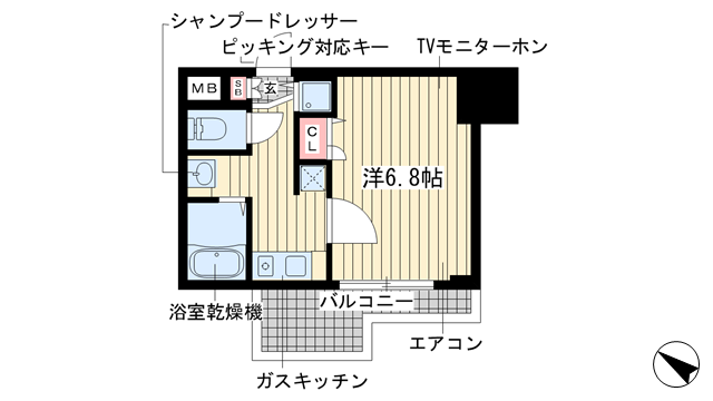 スワンズ神戸三宮イースト|神戸市中央区筒井町(阪急神戸線春日野道駅)のマンション間取 スワンズ神戸三宮イースト|神戸市中央区筒井町(阪急神戸線春日野道駅)のマンション間取