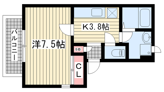 中山手ガーデンハウスC棟|神戸市中央区中山手通(神戸市営地下鉄線大倉山駅)のアパート間取 中山手ガーデンハウスC棟|神戸市中央区中山手通(神戸市営地下鉄線大倉山駅)のアパート間取