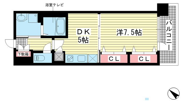 プレジール三宮Ⅲ|神戸市中央区琴ノ緒町(JR東海道本線(近畿)三ノ宮駅)のマンション間取 プレジール三宮Ⅲ|神戸市中央区琴ノ緒町(JR東海道本線(近畿)三ノ宮駅)のマンション間取