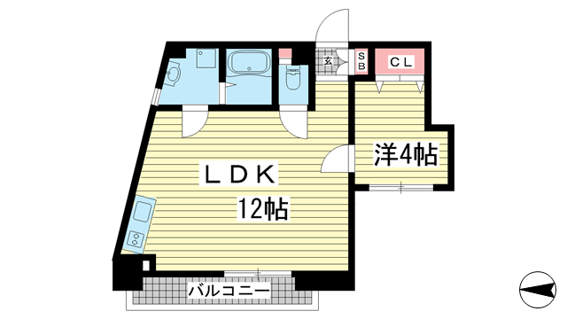 花隈岩崎マンション|神戸市中央区花隈町(神戸高速線花隈駅)のマンション間取 花隈岩崎マンション|神戸市中央区花隈町(神戸高速線花隈駅)のマンション間取