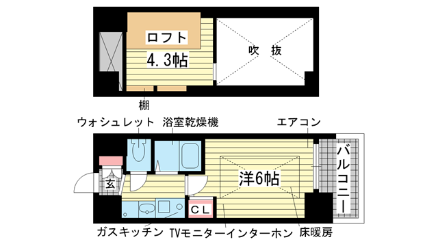 エステムコート三宮駅前ラ・ドゥー|神戸市中央区琴ノ緒町(JR東海道本線(近畿)三ノ宮駅)のマンション間取 エステムコート三宮駅前ラ・ドゥー|神戸市中央区琴ノ緒町(JR東海道本線(近畿)三ノ宮駅)のマンション間取