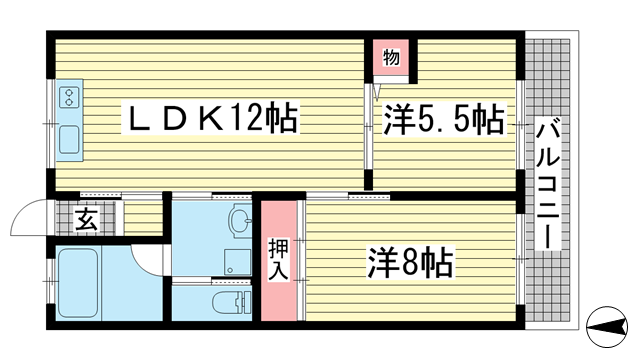 MANSION YANO|神戸市中央区中山手通(神戸市営地下鉄線県庁前駅)のマンション間取 MANSION YANO|神戸市中央区中山手通(神戸市営地下鉄線県庁前駅)のマンション間取