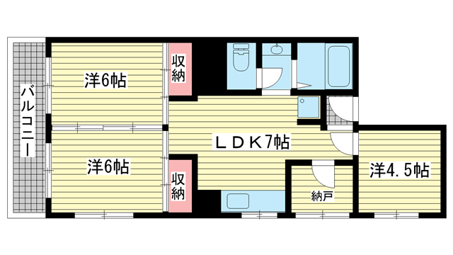 シャトレイユ|神戸市垂水区泉が丘(山陽電鉄線東垂水駅)のマンション間取 シャトレイユ|神戸市垂水区泉が丘(山陽電鉄線東垂水駅)のマンション間取
