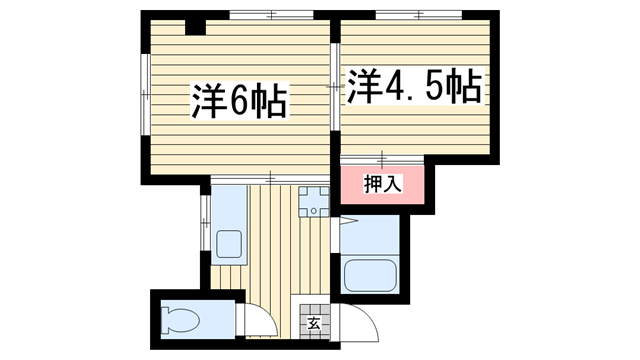 第二山手マンション|神戸市中央区花隈町(神戸高速線花隈駅)のマンション間取 第二山手マンション|神戸市中央区花隈町(神戸高速線花隈駅)のマンション間取