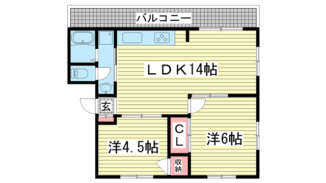 グリーンヒル山本通|神戸市中央区山本通(神戸市営地下鉄線県庁前駅)のマンション間取 グリーンヒル山本通|神戸市中央区山本通(神戸市営地下鉄線県庁前駅)のマンション間取