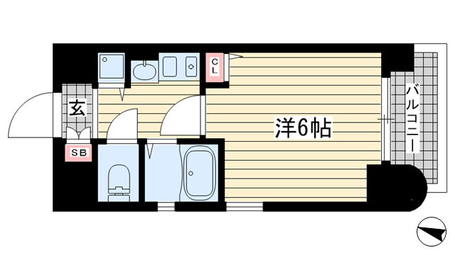 エステムコート神戸・県庁前Ⅱ|神戸市中央区下山手通(神戸市営地下鉄線県庁前駅)のマンション間取 エステムコート神戸・県庁前Ⅱ|神戸市中央区下山手通(神戸市営地下鉄線県庁前駅)のマンション間取
