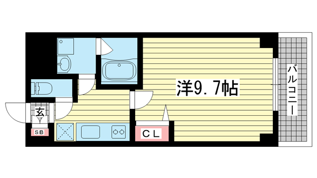 VILLA MARIAⅡ|神戸市中央区生田町(神戸市営地下鉄線新神戸駅)のマンション間取 VILLA MARIAⅡ|神戸市中央区生田町(神戸市営地下鉄線新神戸駅)のマンション間取