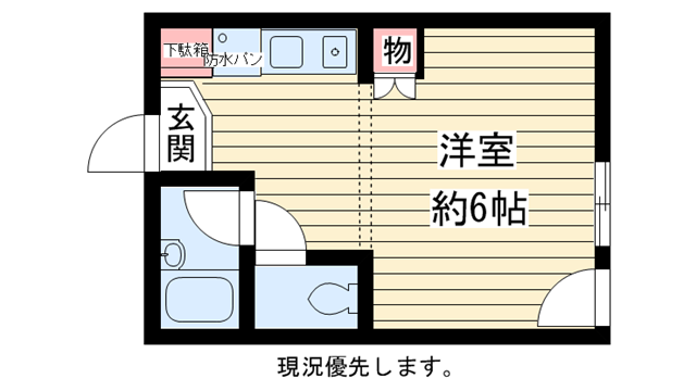 花隈ローズハイツ|神戸市中央区花隈町(神戸高速線花隈駅)のマンション間取 花隈ローズハイツ|神戸市中央区花隈町(神戸高速線花隈駅)のマンション間取