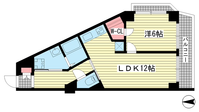シャトー・ド・フェニックス|神戸市中央区二宮町(JR東海道本線(近畿)三ノ宮駅)のマンション間取 シャトー・ド・フェニックス|神戸市中央区二宮町(JR東海道本線(近畿)三ノ宮駅)のマンション間取