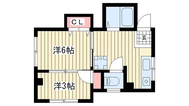 第二山手マンション|神戸市中央区花隈町(神戸高速線花隈駅)のマンション間取 第二山手マンション|神戸市中央区花隈町(神戸高速線花隈駅)のマンション間取