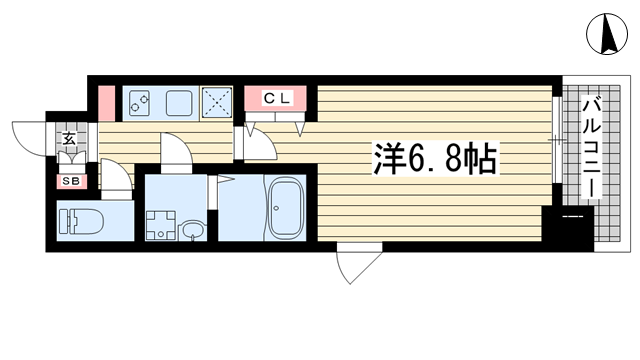 レジュールアッシュ神戸元町|神戸市中央区花隈町(神戸高速線花隈駅)のマンション間取 レジュールアッシュ神戸元町|神戸市中央区花隈町(神戸高速線花隈駅)のマンション間取