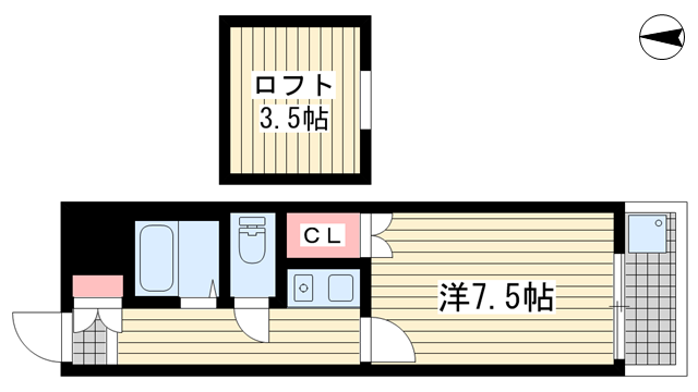 三木HOUSE|神戸市北区南五葉(神戸電鉄粟生線西鈴蘭台駅)のアパート間取 三木HOUSE|神戸市北区南五葉(神戸電鉄粟生線西鈴蘭台駅)のアパート間取