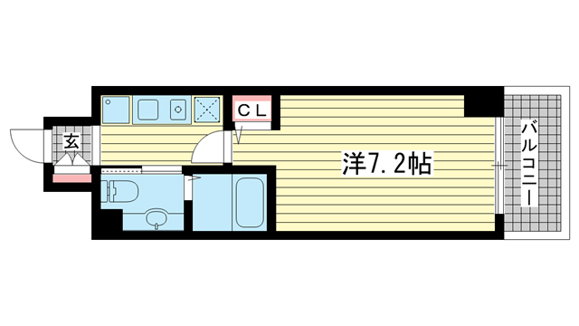 アロハ三宮|神戸市中央区旭通(JR東海道本線(近畿)三ノ宮駅)のマンション間取 アロハ三宮|神戸市中央区旭通(JR東海道本線(近畿)三ノ宮駅)のマンション間取