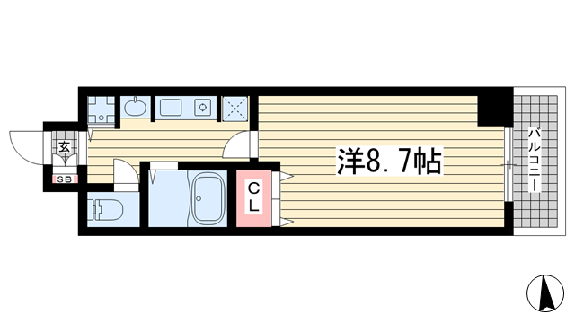 ロイヤルヒル神戸三ノ宮|神戸市中央区加納町(JR東海道本線(近畿)三ノ宮駅)のマンション間取 ロイヤルヒル神戸三ノ宮|神戸市中央区加納町(JR東海道本線(近畿)三ノ宮駅)のマンション間取