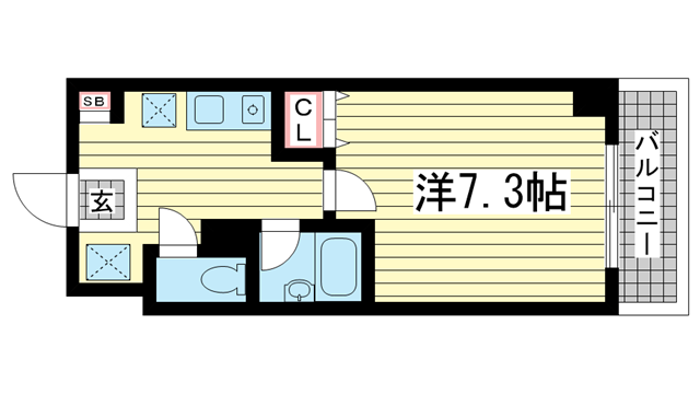アルパ三宮|神戸市中央区琴ノ緒町(JR東海道本線(近畿)三ノ宮駅)のマンション間取 アルパ三宮|神戸市中央区琴ノ緒町(JR東海道本線(近畿)三ノ宮駅)のマンション間取
