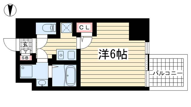 エスリード神戸三宮ヒルズ|神戸市中央区中山手通(JR東海道本線(近畿)三ノ宮駅)のマンション間取 エスリード神戸三宮ヒルズ|神戸市中央区中山手通(JR東海道本線(近畿)三ノ宮駅)のマンション間取