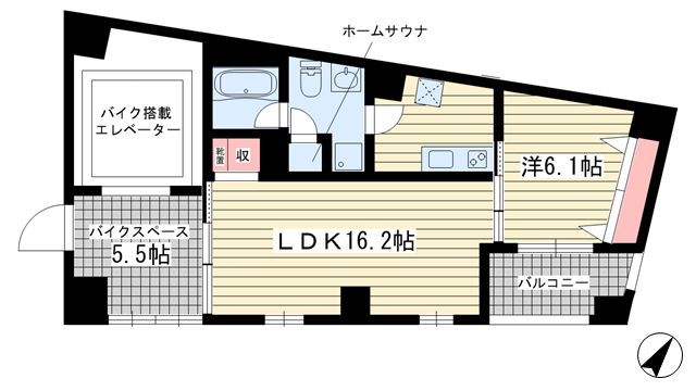 EG-12B|神戸市中央区北長狭通(神戸高速線花隈駅)のマンション間取 EG-12B|神戸市中央区北長狭通(神戸高速線花隈駅)のマンション間取
